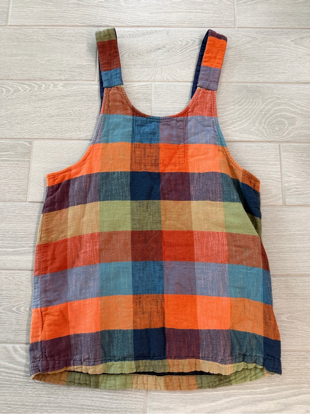 ACE & JIG Finn Checkered Patch Pockets Mini Dress Size Medium VGUC - Picture 3 of 5